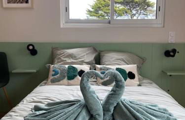 Vue Mer 2 pas des plages 10 pers 4 chambres Villa KER LOT PLAGE - Foto 7