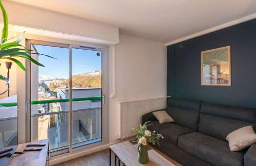 Studio moderne pour 2 personnes avec cuisine équipée et TV à Gourette - FR-1-400-122 - Foto 4