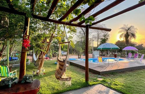 Rancho com piscina e vista para o Paxixi - Foto 1