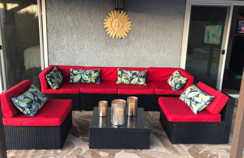 Mineral Saltwater Solar heated Pool & Spa Oasis with mountain views and Koi pond - Foto 13