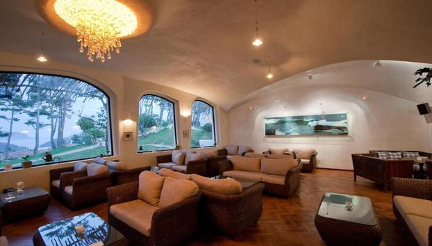 Zona de estar del vestíbulo