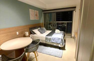 Studio Moema Completo Com Vaga Grátis e Localização Premium - Foto 4