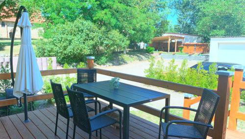 Ferienwohnung 'Perle im Grünen' mit Terrasse - Urlaub an der Müritz - Foto 2, Garden, Garden view