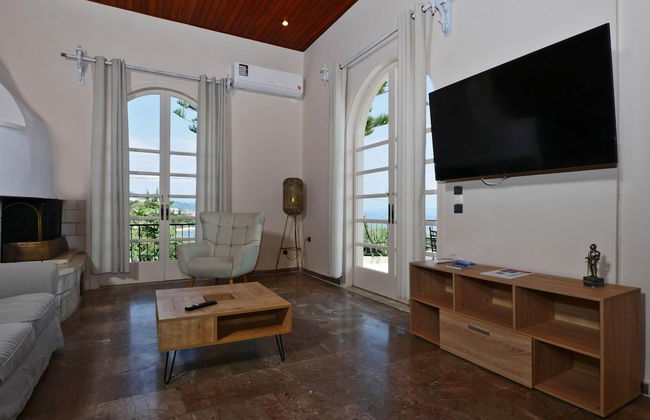 Villa Litsa Large Private Pool Walk to Beach Sea Views A C Wifi - Foto 55