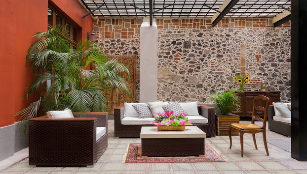 Sala de estar do lobby