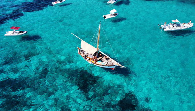 Paseo en velero por el Área Marina de Tavolara - Foto 3, Velero durante la actividad