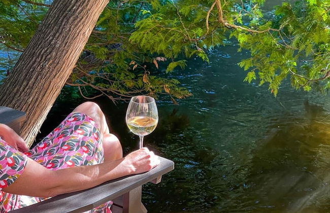 Firefly Lodge! Boardman River! Hot Tub! Woodstove! - Foto 54