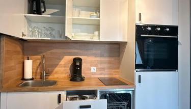 Ferienwohnung Münsterblick - Foto 3, stove, dishwasher