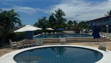 Apto Térreo Mobiliado com Piscina - 400m da Praia de Taperapuan, Próximo ao Axé Moi- Golden Dolphin Residence - Foto 3