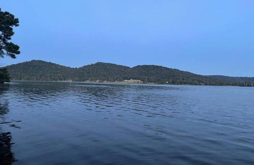 Rustic Chic Alabama Cabin w Loft Fire Pit Pet Friendly Fenced Yard Lake Guntersville - Lucky Lodge - Foto 75