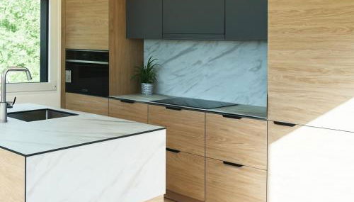 Familienfreundliches Designer Ferienhaus im Grünen an der Grenze zu Österreich I 5 Personen - Foto 2, stove