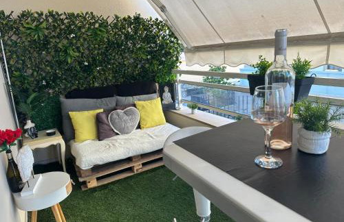 Amour Azur Appartement pour 2 avec jacuzzi et terrasse à 2 minutes de la mer - Foto 7