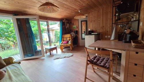 Studio bois avec terrasse et jardin bassin et océan - Foto 4