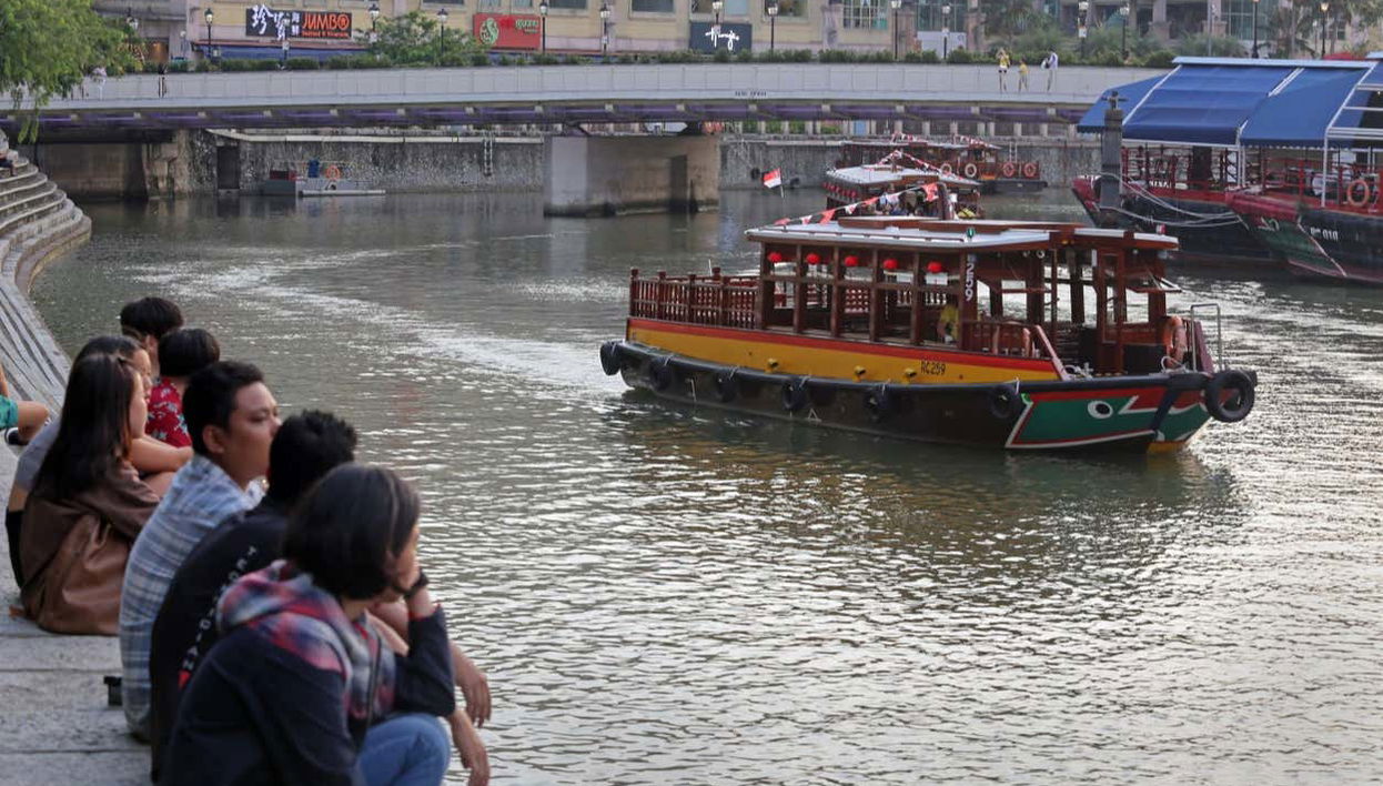 Passeio de barco por Pulau Ubin - Foto 1