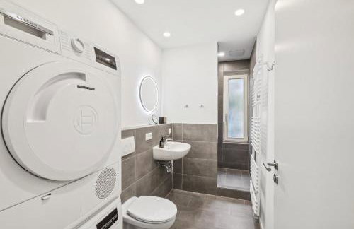 Apartment Kranich mit 3 Zimmern, top Infrastrukturlage HH Langenhorn, nähe Airport, Boxspringbetten und Arbeitsplätzen mit Glasfaser WLAN - Foto 20