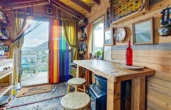 2 x Double Bed, Glamping Wagon in Dalby Forest - Foto 3