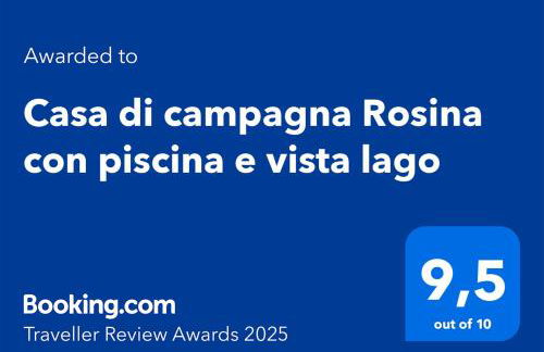 Casa di campagna Rosina con piscina e vista lago - Foto 1