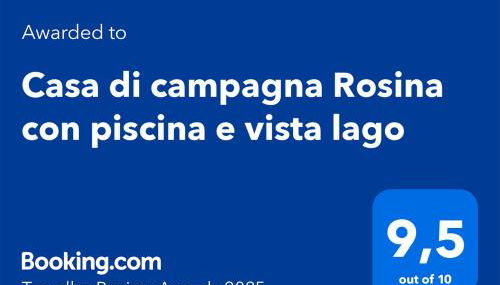 Casa di campagna Rosina con piscina e vista lago - Foto 1