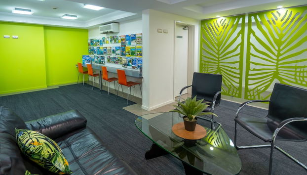 Zona de estar del vestíbulo