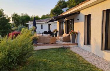 VillaCadière Vue Mer et Vignes Piscine à débordement - Foto 20