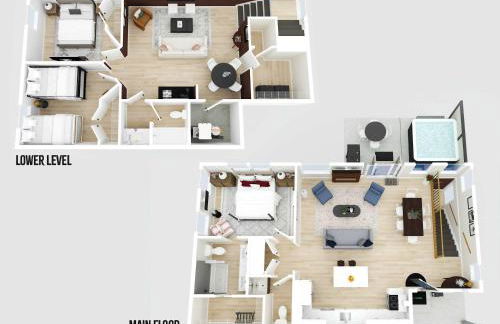 4BR, 2 & half Bath, Hot Tub, Private Parking, Near Ark - Foto 4