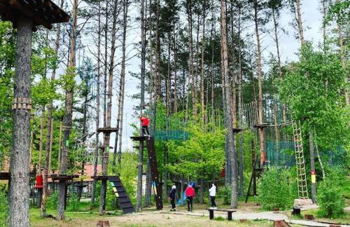 Pastelowy Domek z balią elektryczną z jacuzzi - Foto 12