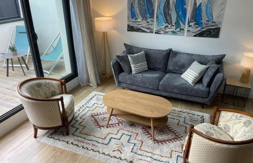 Plein centre Auray - Grand duplex 2 suites avec terrasse ensoleillée - Foto 19