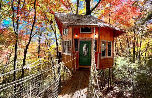 Magical Treehouse Mountain Views Dog Friendly - Foto 2