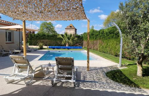 Villa piscine chauffée babyfoot pétanque ping-pong - Foto 32