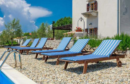 Rustic Holiday house Harmonie with private pool and large garden - Kapovci, Island Krk - Foto 11