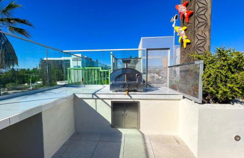 Downtown Los Angeles Skyline balcony view Modern Penthouse - Foto 32