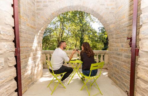"Les Hauts du Marquet" - Meublé de tourisme 5 Etoiles - Gîte de groupe 15 Personnes en Cévennes - Piscine à débordement - Balnéo - Sauna - Nature - Foto 76