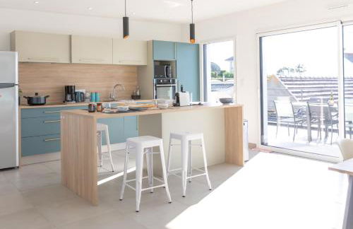 Villa Azénor Bretagne Piscine Intérieure Partagée toute l'année 100m plage - Foto 3