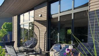 Odenwald-Lodge mit Infrarotsauna und E-Ladestation "Haus Purpur" - Foto 2