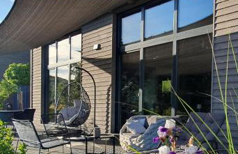 Odenwald-Lodge mit Infrarotsauna und E-Ladestation "Haus Purpur" - Foto 2