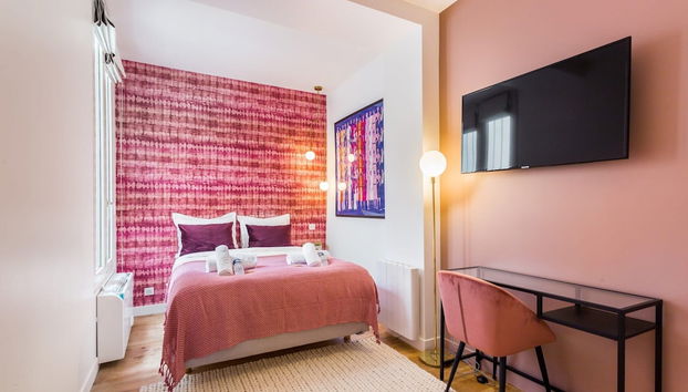 Charming Flat - 2bd/8p - Charonne/bastille - Foto 3, Habitación