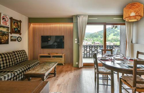 Duplex T3 aux Gets - 5 pers, vue panoramique, balcon, parking, WiFi - FR-1-685-24 - Foto 9