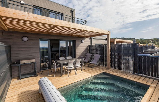 Small Villa With Private Pool, Residence Les Terrasses D'arsella, Porto-vecchio - Foto 15