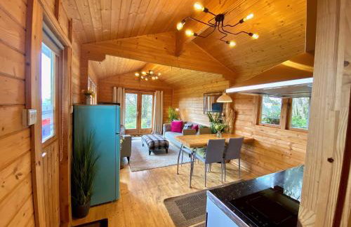 Yealm Cabin Self Catering Log Cabin in Devon with Hot Tub - Foto 6