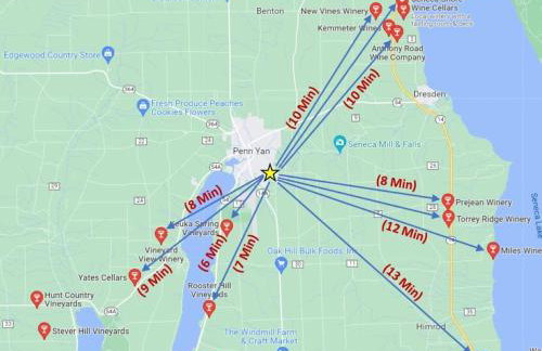 It's A Wonderful Life - Main St Penn Yan - Walk to Shops & Dining - Hot Tub - Pets OK - Seneca & Keuka Lake - Foto 17