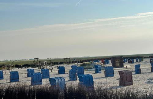 Nordseeküste am Deich mit schönem Garten - Foto 45