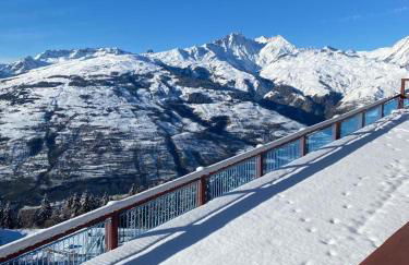 Duplex les Arcs 1800 - Pierra Menta - Vue Imprenable avec Terrasse et Balcon - 9 Personnes - Foto 1