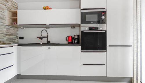 Escapade à Nice - T2 lumineux avec balcon & clim - Foto 4, stove, dishwasher, toaster