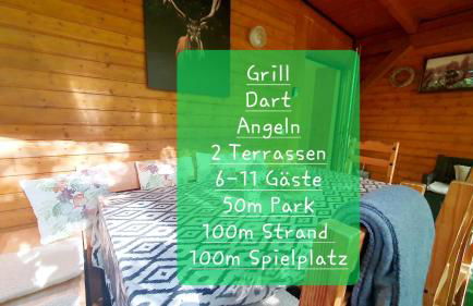 Ferienhaus Bucheneck perfekt für Familien & größere Gruppen im Seenland Lausitz - Foto 4