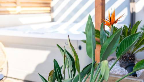 L'entre deux-suite romantique - jacuzzi privatif - clim réversible - wifi - Foto 4