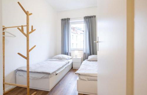 LeHaStays - Apartment Leipzig I 4 Einzelbetten - Foto 3