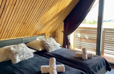 Stodoła Na Kresach - widokowy domek drewniany, całoroczny JACUZZI & SAUNA - Foto 14