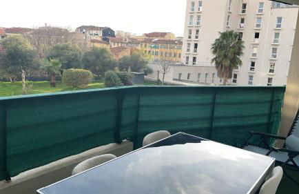 Nice french Riviera, parking gratuit, Tram L1 AU PIED de l'immeuble - Foto 24