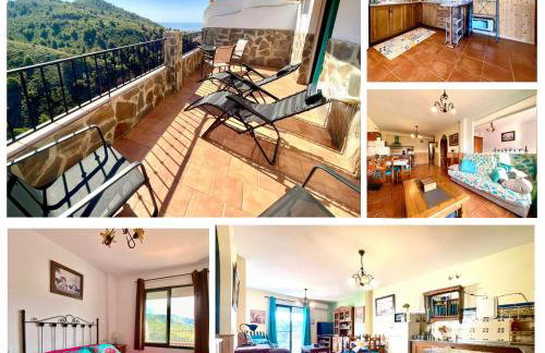 Apartamentos Axarquia , Frigiliana, terraza privada con vistas a la montaña rio y al mar - Foto 6