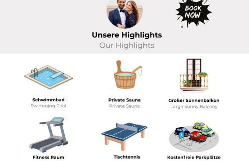 Panoramablick mit Schwimmbad und Sauna - Foto 28